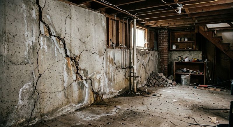 Basement Crack Repair in Rockingham County, NH
