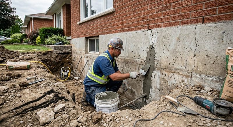 Basement Foundation Repair in Hooksett, NH
