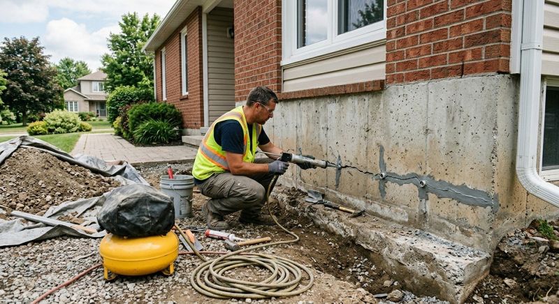 Basement Foundation Repair in Milford, NH