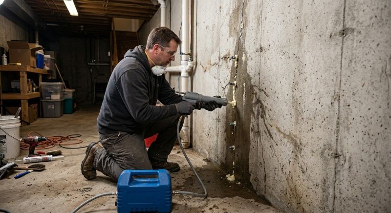 Basement Foundation Repair in Plaistow, NH