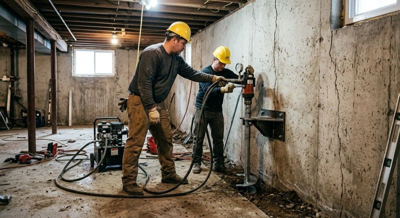 Basement Stabilization in Rockingham County, NH
