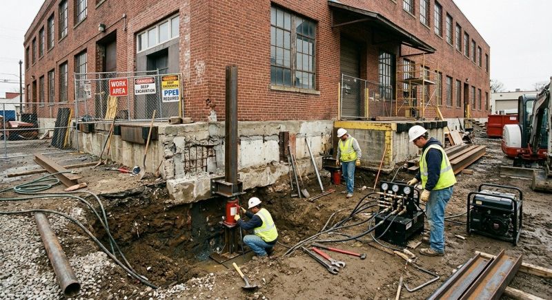 Building Foundation Repair in Methuen, MA