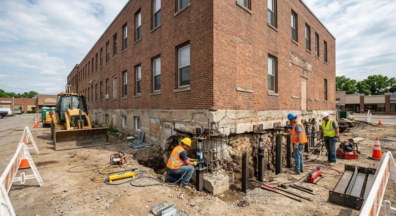 Commercial Foundation Repair in Rockingham County, NH