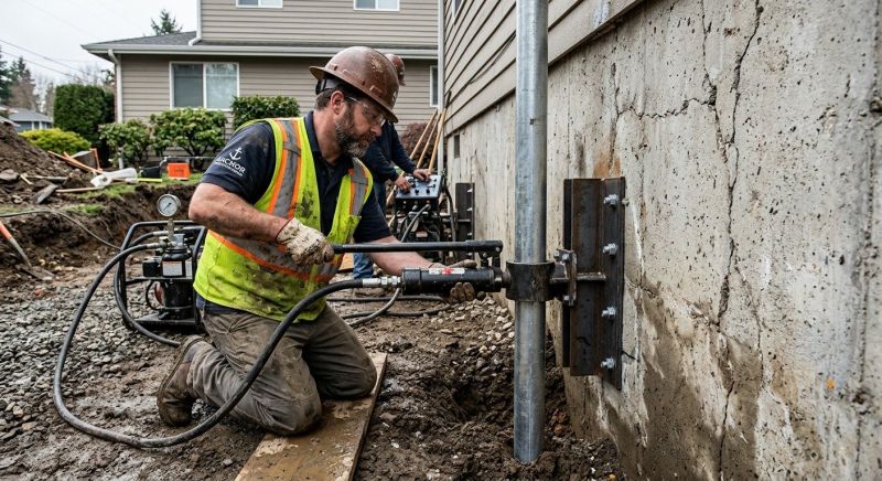 Concrete Foundation Leveling in Westford, MA