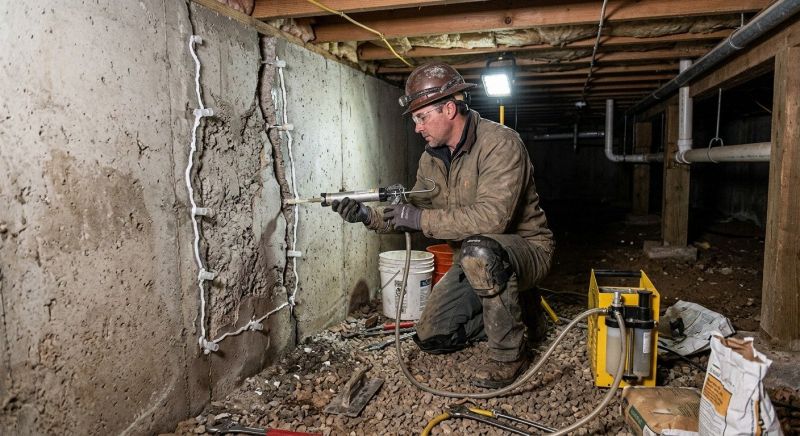 Crawlspace Foundation Repair in Rockingham County, NH