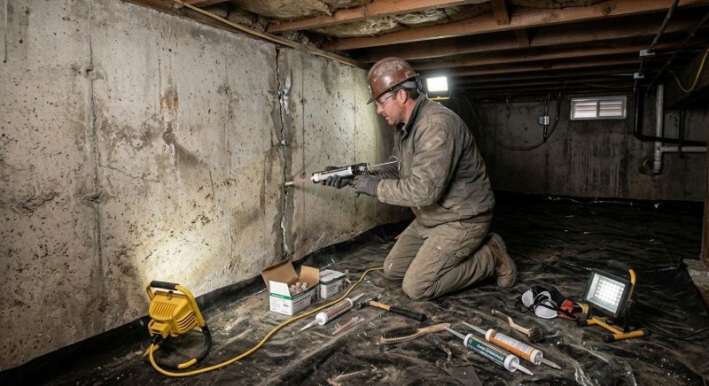 Crawlspace Foundation Repair in Lowell, MA