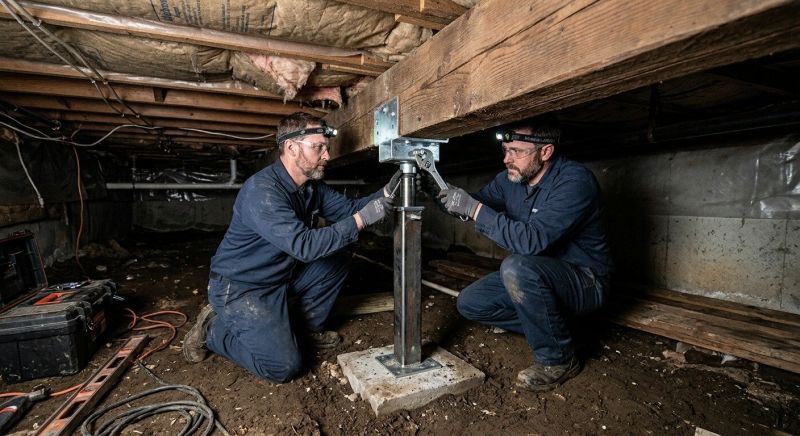 Crawlspace Foundation Repair in Plaistow, NH