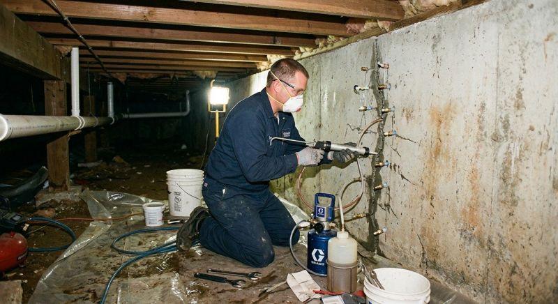 Crawlspace Foundation Repair in Stratham, NH