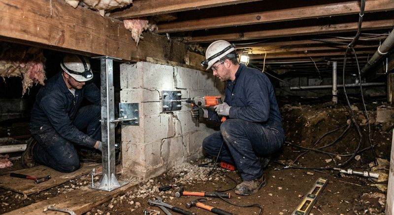 Crawlspace Foundation Repair in Stratham, NH