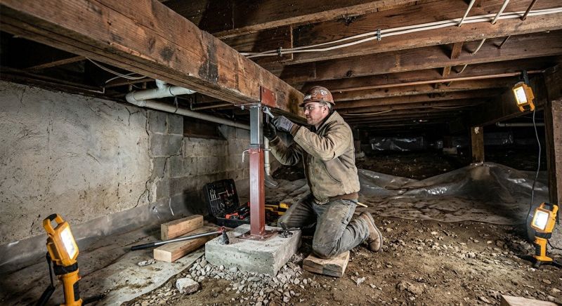 Crawlspace Foundation Repair in Stratham, NH