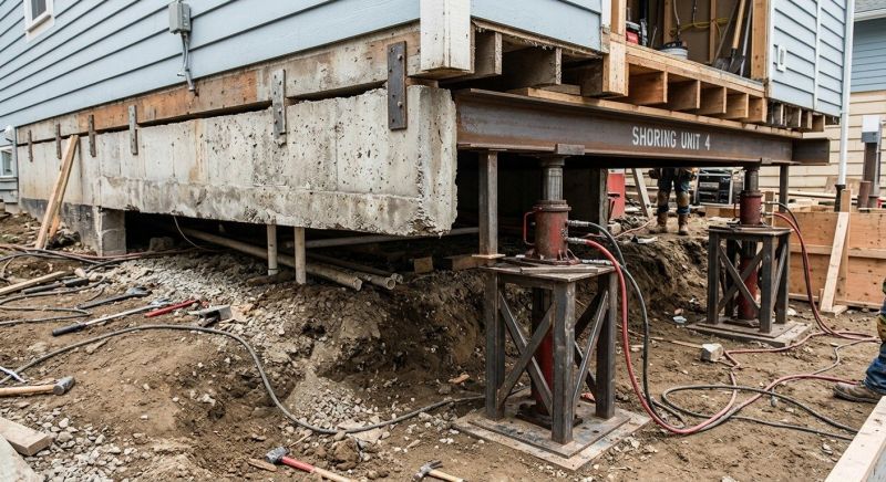 Foundation Jacking in Amesbury, MA