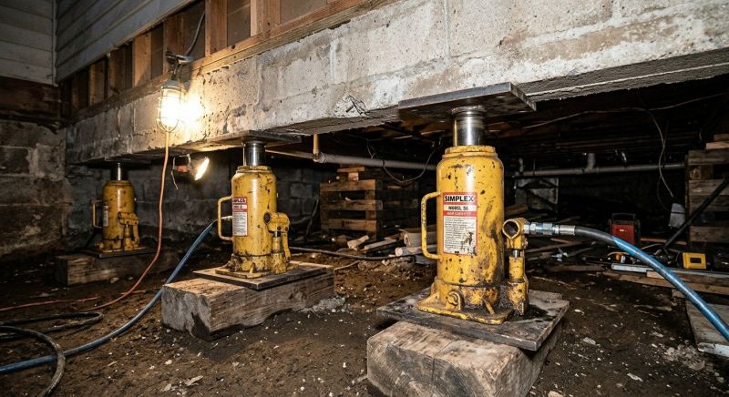 Foundation Jacking in Epsom, NH