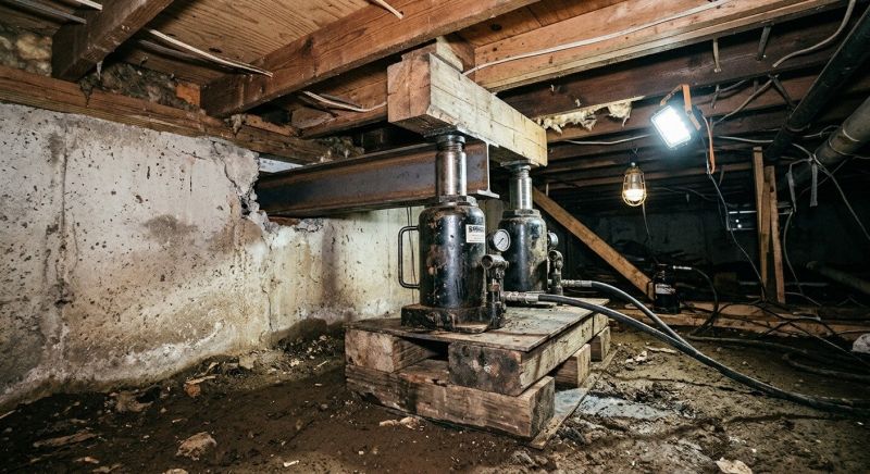 Foundation Jacking in Rowley, MA