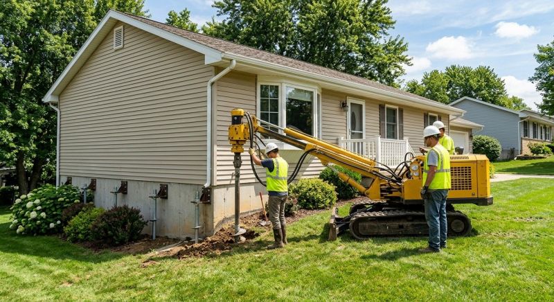 Foundation Raising in Bow, NH