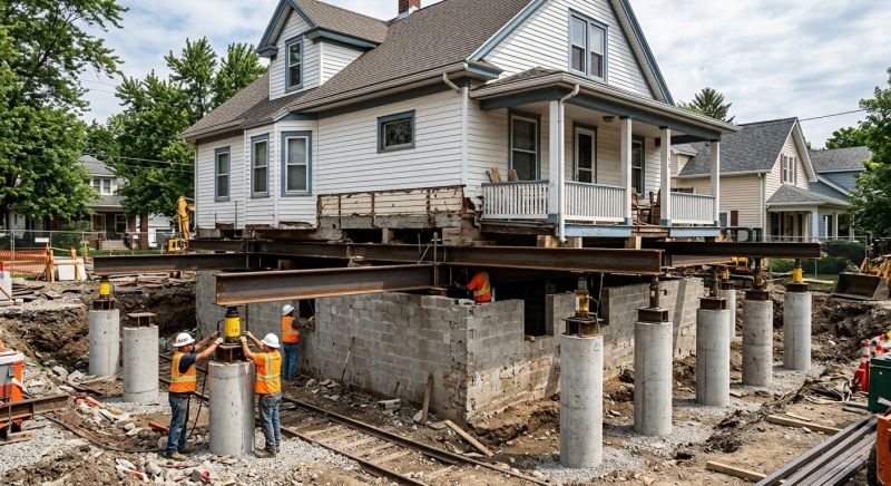 Foundation Raising in Wilton, NH