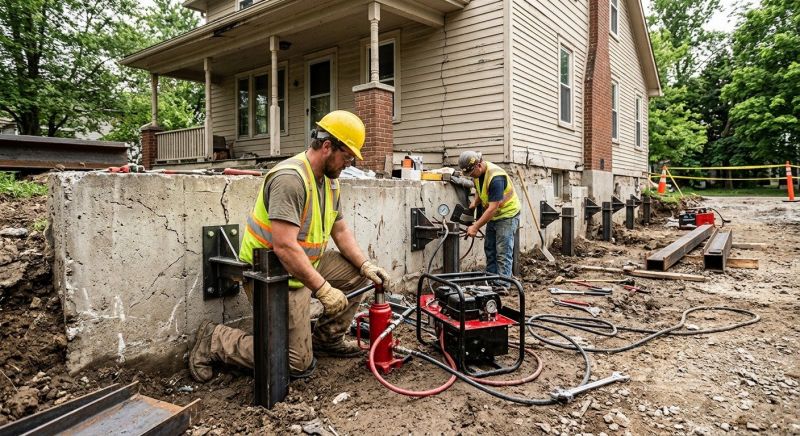 Foundation Stabilizing in Auburn, NH