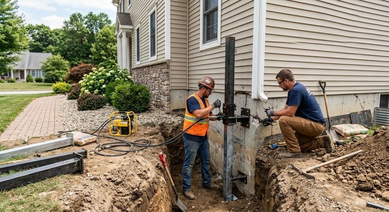 Foundation Stabilizing in Boxford, MA