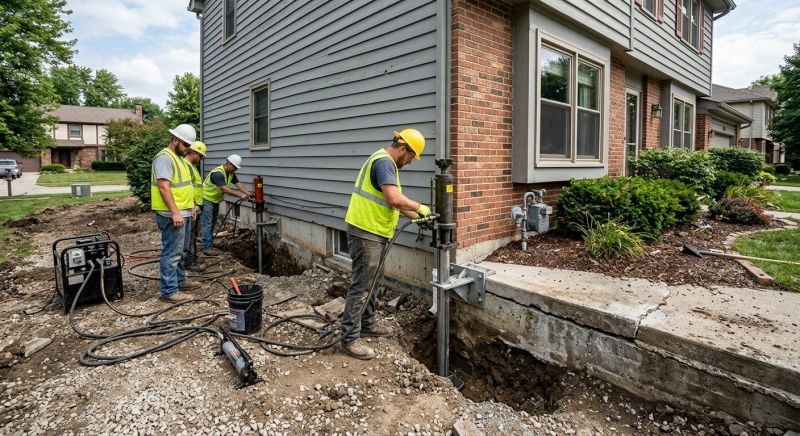 Foundation Stabilizing in Epsom, NH