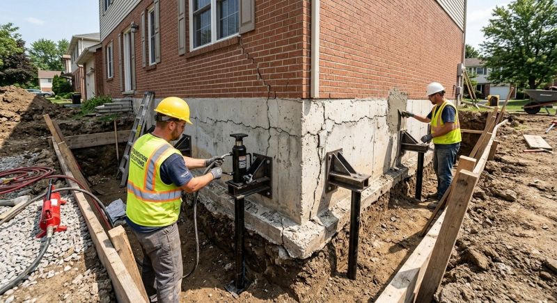 Foundation Structural Repair in Milford, NH