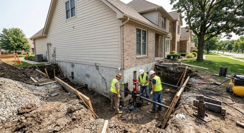 House Foundation Repair in Hampton, NH