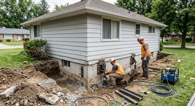 House Foundation Repair in Litchfield, NH