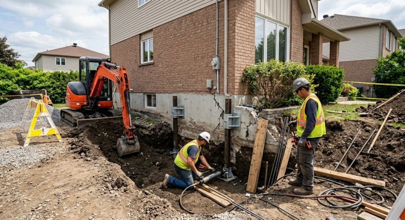House Foundation Repair in Newbury, MA