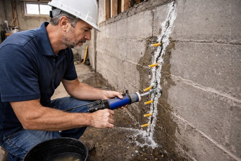 Leaking Foundation Repair in Rockingham County, NH