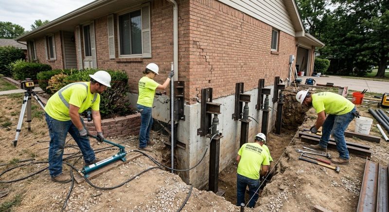 Settling Foundation Service in Carlisle, MA