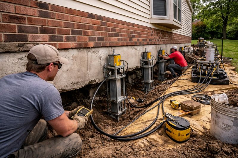 Settling Foundation Service in New Boston, NH