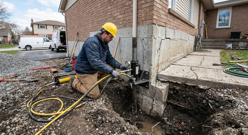 Sinking Foundation Repair in Rockingham County, NH